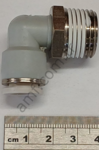 L Type Threaded 2Way,Fitting APL-10-04_TMW-0404G23 Atv Slam, L Hava Adaptörü 3/8