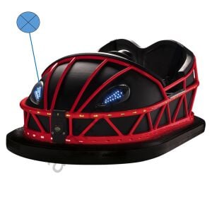 Mid Nk1 Front Light Cover Right Hand İepark Bumpercars, Orta Boy Nk1 Model Ön Far Koruma Camı Sağ Taraf