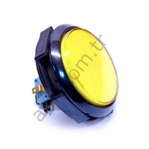 Push Button, 100mm, Yellow, Flat, W/Switch_SP160 Kicker Matrix, Kicker Multiplayer, Buton, Sarı, Düz, 100mm, Orjinal