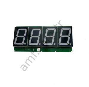 4 Digit Blue 2.3 Display BAFB44B_LPC-201 Princes Castle, Cho Cho Train, Pirates Battle, 4 Dijit Display Kartı