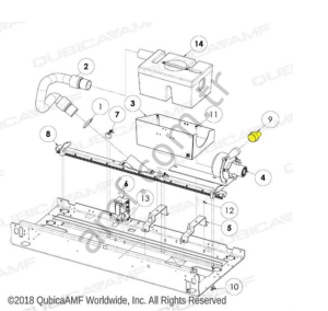 Exhaust Diverter __ 294116264 Hat Bakım Makinası, Ez Touch, Egzos Yönlendirici