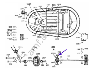 Steel Mini Back Wheel_1623 Çarpışan Araba, Küçük Boy, Arka Kontak Tekerleği
