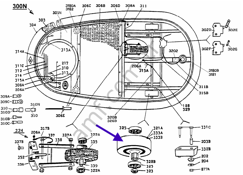 Steel Back Wheel_321A Çarpışan Araba, Büyük Boy, Arka Kontaktör Tekerleği, Çelik