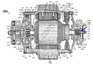 Steering Carbon Brush_127 Çarpışan Araba, Büyük Boy, Orta Göbek Motor Kömürü