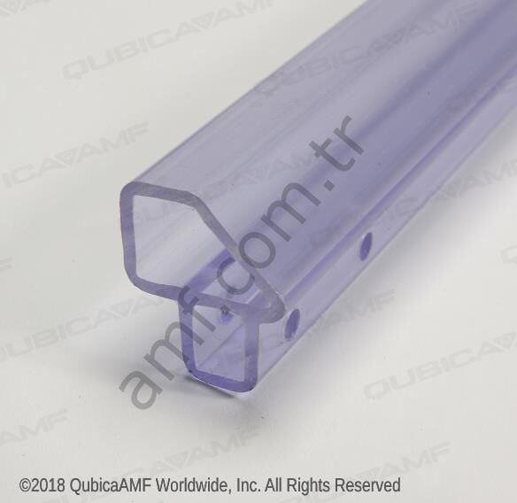 Bumper Left Rail 1St Section 79'' Clear_049007092-C Bumper Başlangıç Sol Pvc Rayı, Şeffaf