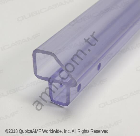 Bumper Left Rail 1St Section 79'' Clear_049007092-C Bumper Başlangıç Sol Pvc Rayı, Şeffaf