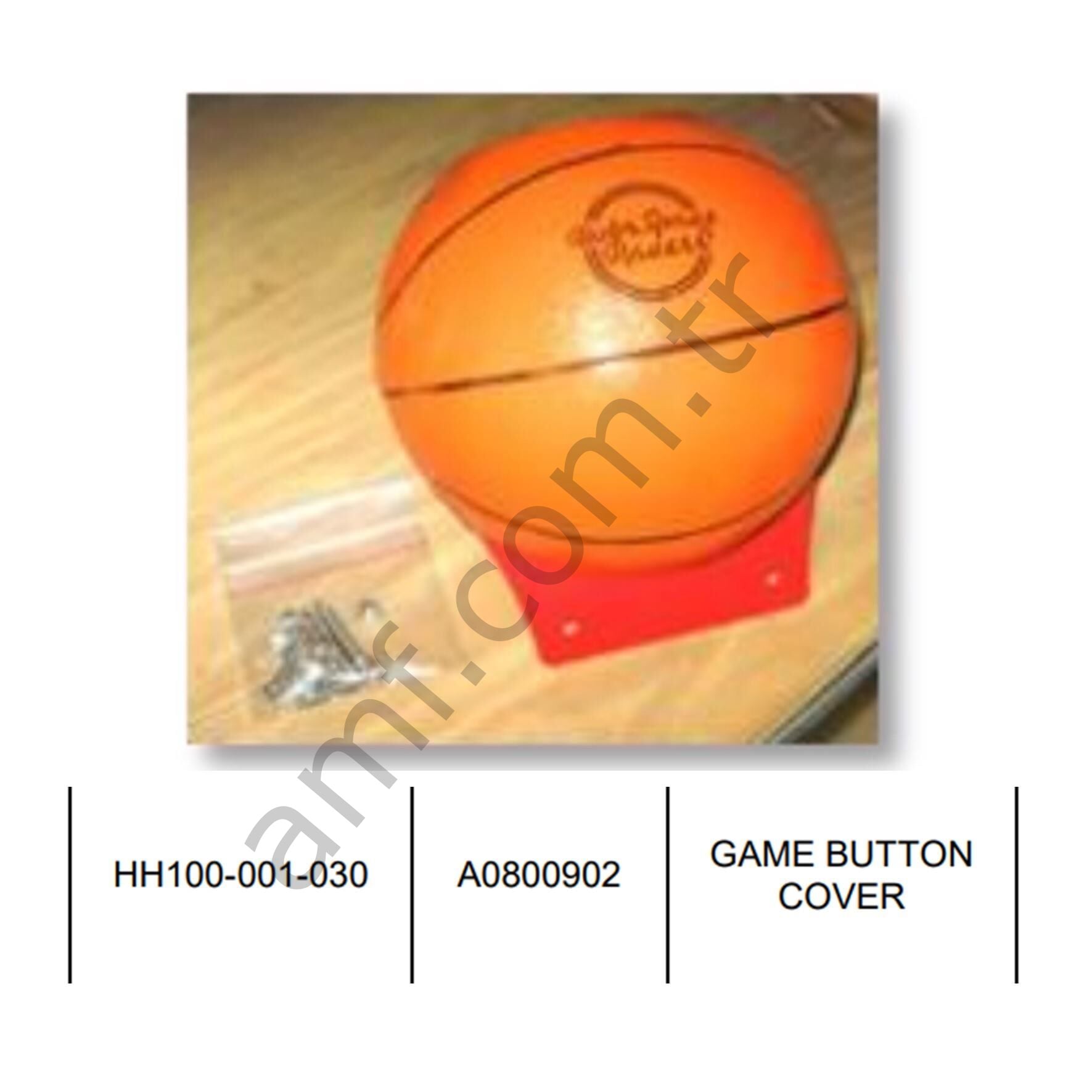 Game Button Cover, A0800902/HH100-001-030 Hittin Hoops, Oyun Buton Kabı