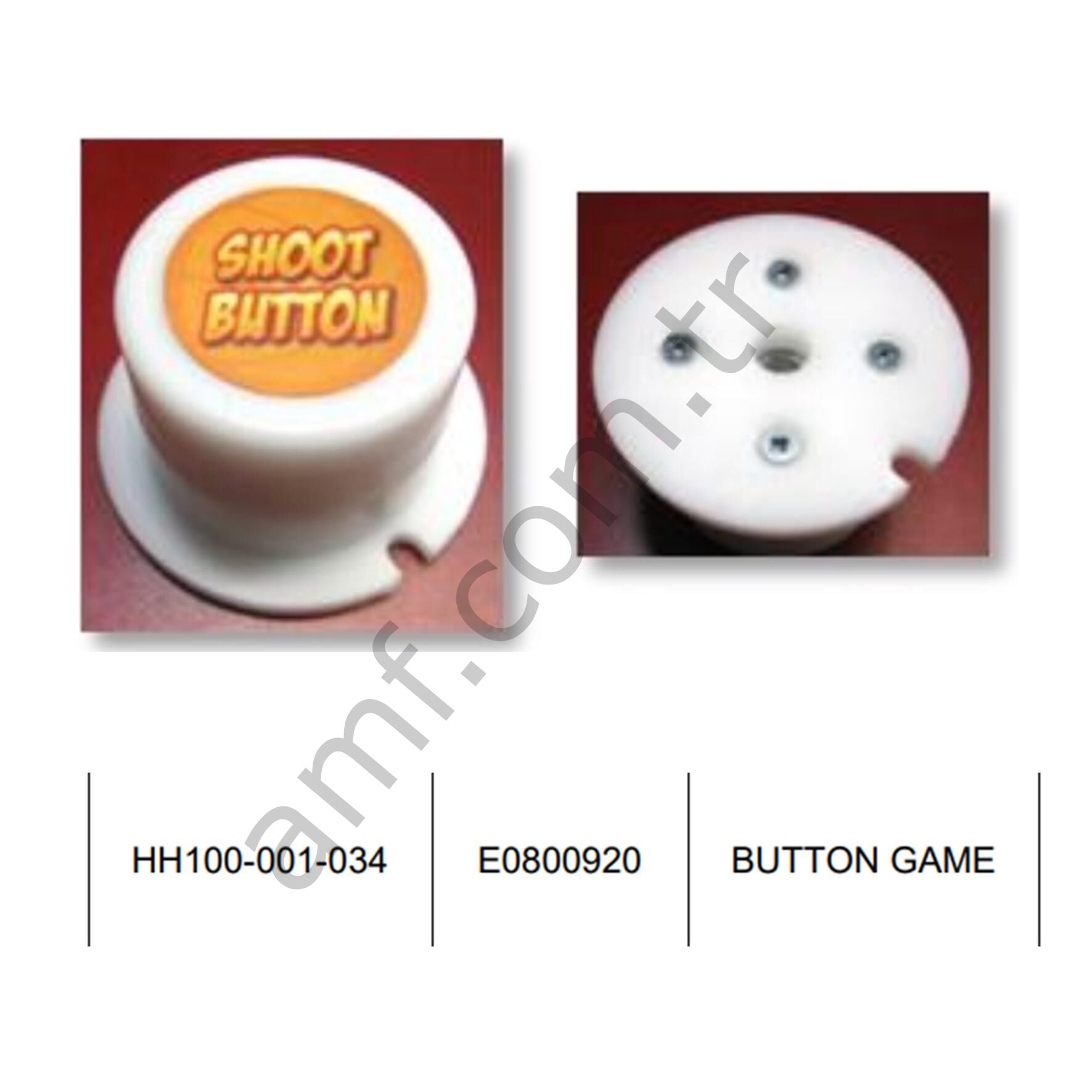 Game Button_ E0800920/HH100-001-034 Hittin Hoops, Oyun Butonu