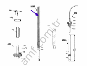 Pole_360A Çarpışan Araba, Büyük Boy, Anten Direği