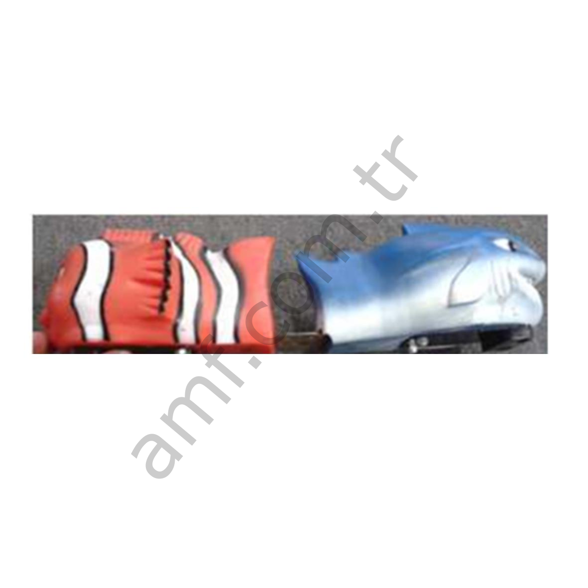 Shark Panic, Fish Head Assembly Shark Panic, 2 li Set Balık Kafaları