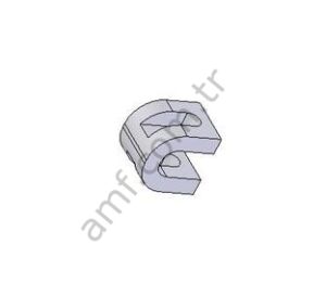 Insert-Respot-Plastic/RoundHole (BG10)_070007197 Tabla, Makas Ucu Plastik Kaydırıcı, Eski Model, Adet