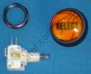 Nba Basketball Md Select Button Round Org._NB2004 Ice Basketball, Seçme Butonu, Turuncu