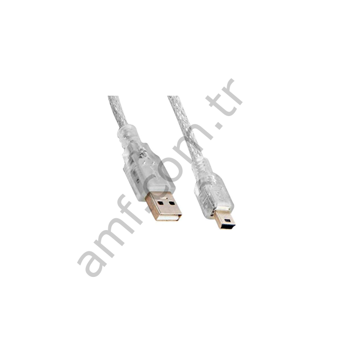 Usb Gun Cable Vr Agent, S-Link Sl-Uk55 Usb2.0 5M Şeffaf Usb Am/Mini 5Pin Kablo