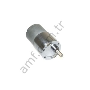 Redüktörlü Motor, KGB37RG, Dc 12Volt 16Rpm 37mm Dc 12Volt 16Rpm Redüktörlü Motor