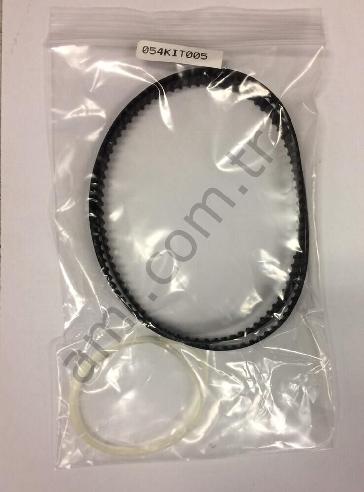 Ticket Taker, New Belt Kit 4 Belts_054KIT005 Ticket Station, Kayış Kiti, 2 Şeffaf Flat Kayış & 2 Zaman Kayışı