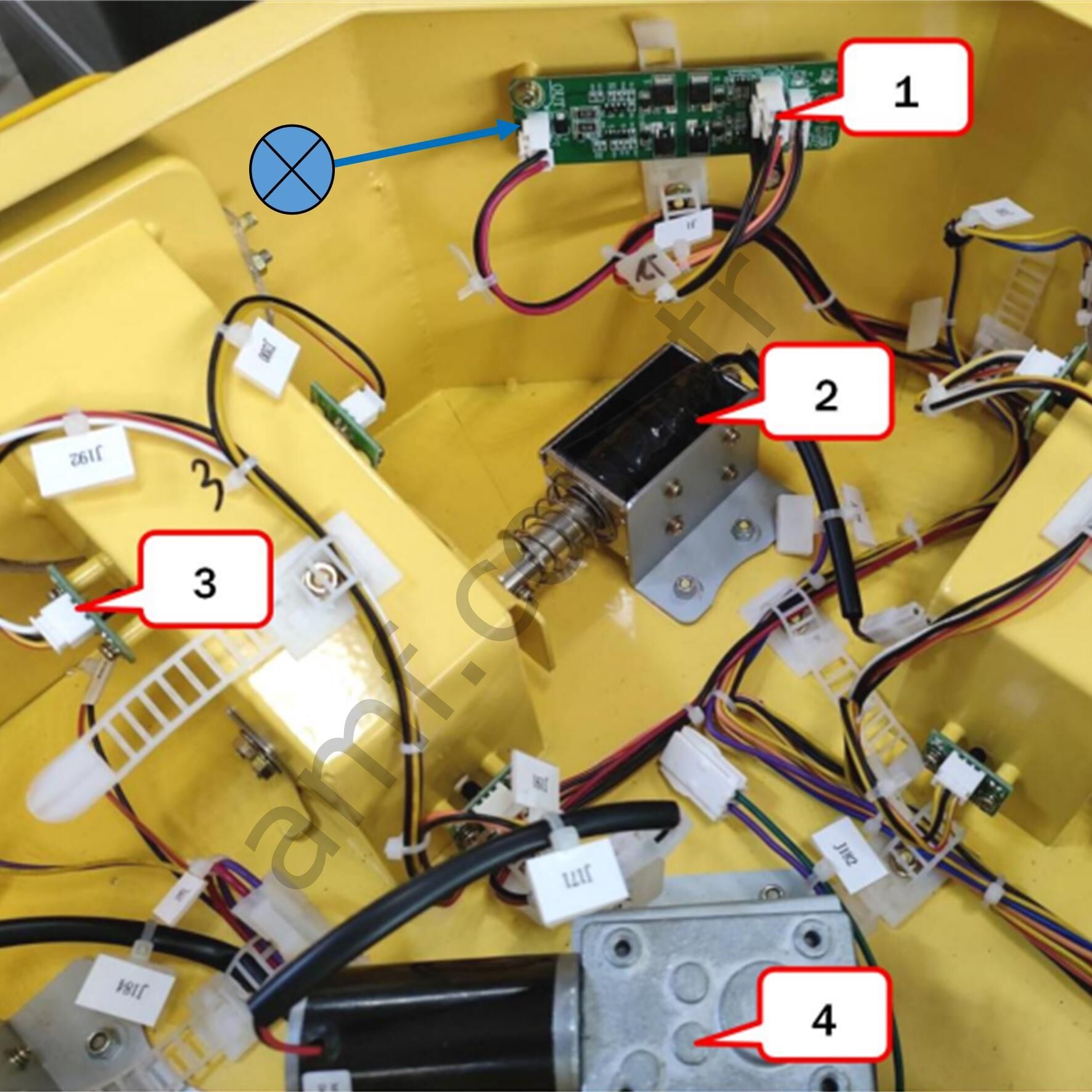 Motor Driver Board v1.1_297.4.1906002 Emoji Frenzy, Zombie Night, Motor Sürücü Kartı, E120-1250-00