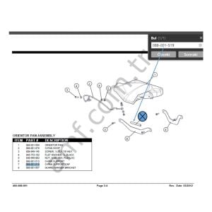 EDGE O-Pan Support Cap __ 088001519 Edge Distribütör Çanak Boynuz Lastiği