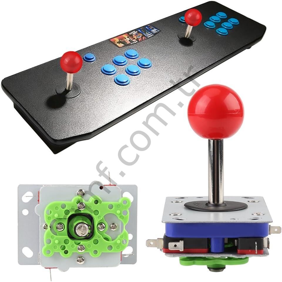 Clasic Atari Joystick 8 Way Red Knob Klasik Atari Joystick, 8 Yönlü