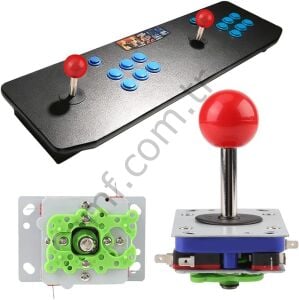 Clasic Atari Joystick 8 Way Red Knob Klasik Atari Joystick, 8 Yönlü