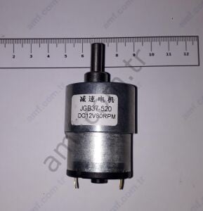 Gear&Motor, 12Volt 80Rpm_HN-35GMB/1345T(R) Galaxy Travel, 12v Dc Redüktörlü Motor, 80 Rpm
