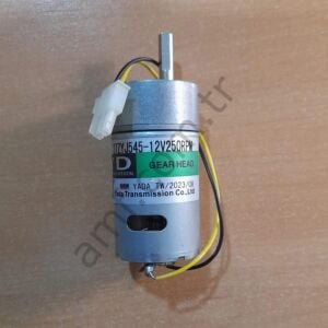 Dc Gear Motor 37ZYJ545-12Volt 250Rpm Rainbow Dc Redüktörlü Motor 12Volt 250Rpm