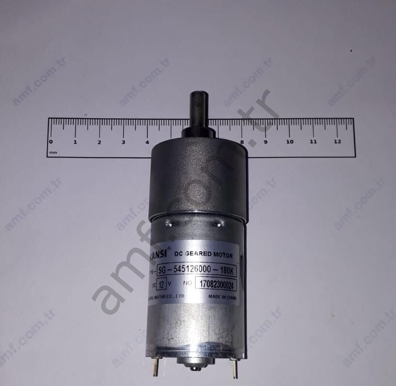 Gear&Motor 12Volt 38Rpm_SG-54126000-180K Galaxy Travel, Redüktörlü Motor, 12v Dc 38 Rpm