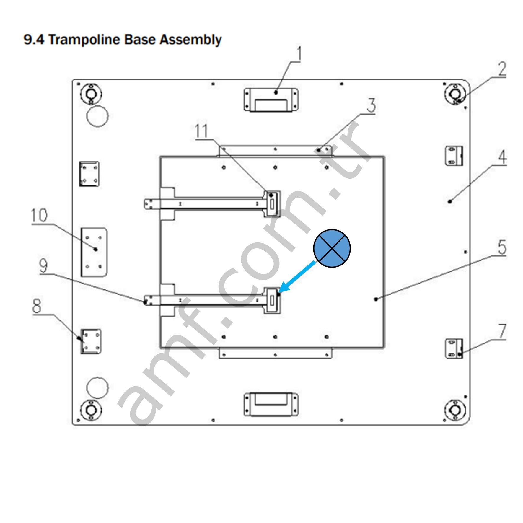 Pogo Jump Sensor Plate_P165-0491-00 Pogo Jump SensorTutucu, P165-0491-00/202.4.2026.037