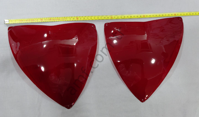 Sport Bumpercar, Rear Light Lens Big, Set Tecway Sport Büyük Boy Çarpışan Araba, Arka Far Lensi Büyük, Sağ Sol Set