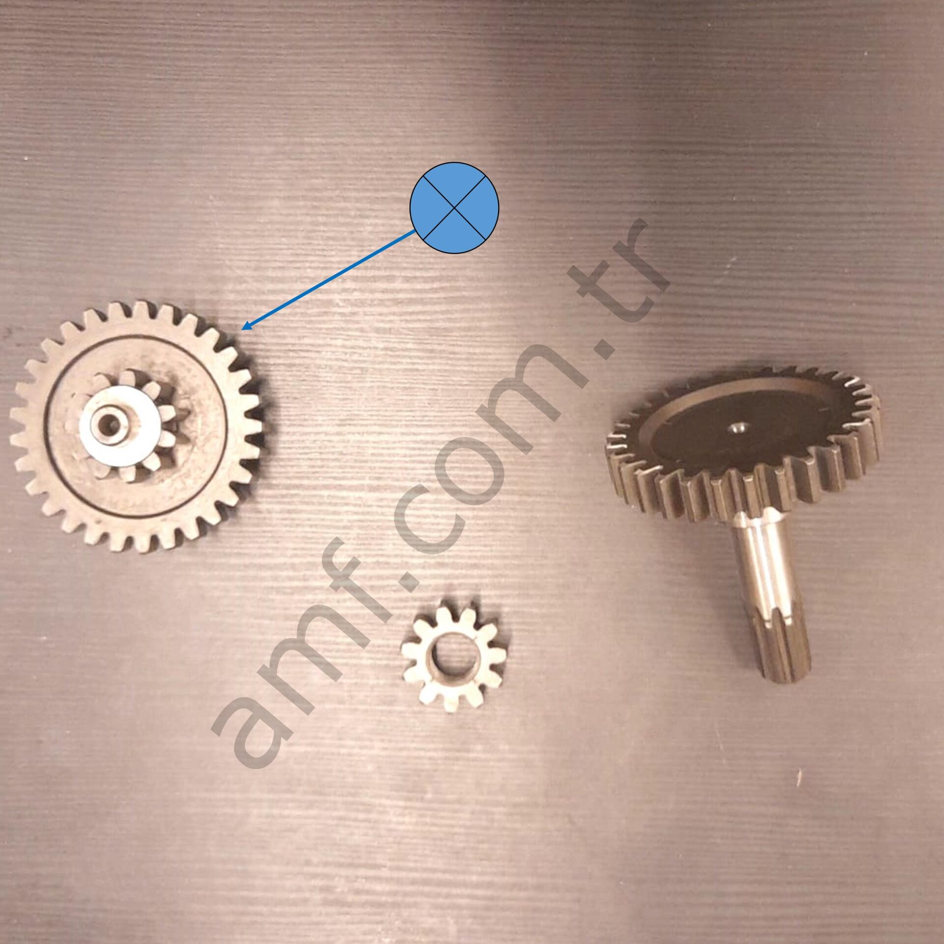 Motor Double Gear 29 Theet_2A1422 Iepark Bumper Cari Büyük Motor Çiftli Dişlisi 29 Diş