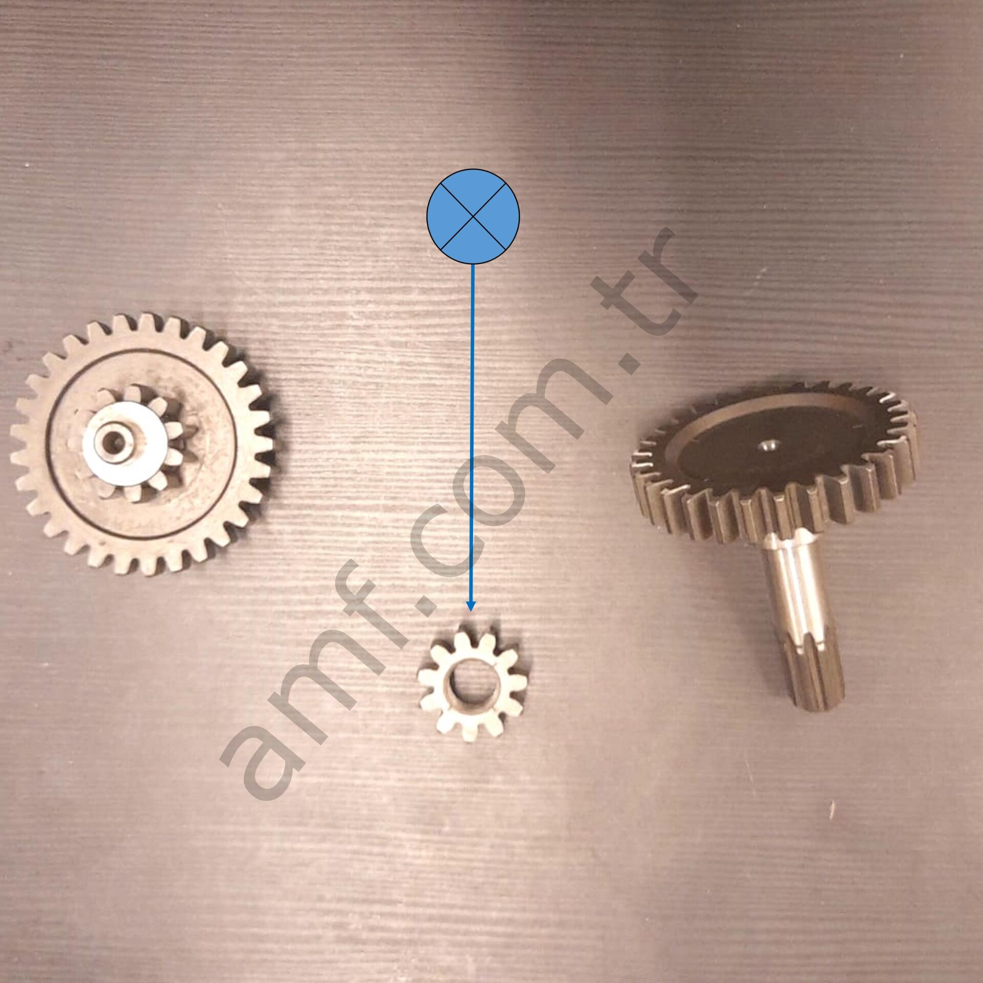 Big Motor Pinion Gear 11 Theet _2A1418 Iepark Bumper Cars, Büyük Motor Pinyon Dişlisi 11 Diş