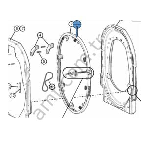 Edge Chain Drive Assembly, Even_088001566 Edge Kazan Komple Zincir Kiti, Çift Nolu Makine