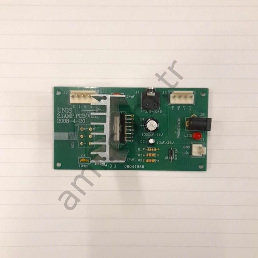 Unis Amp Pcb Board_2.97.1.0825001 Unis Amp Board_2.1 Amp Pcb V2.0_ 29710825001