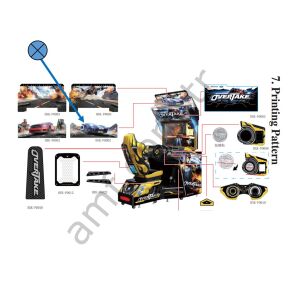 Over Take Printing Pattern_HXK-P0002 Over Take, Üst Baskılı Pano_HXK-P0002