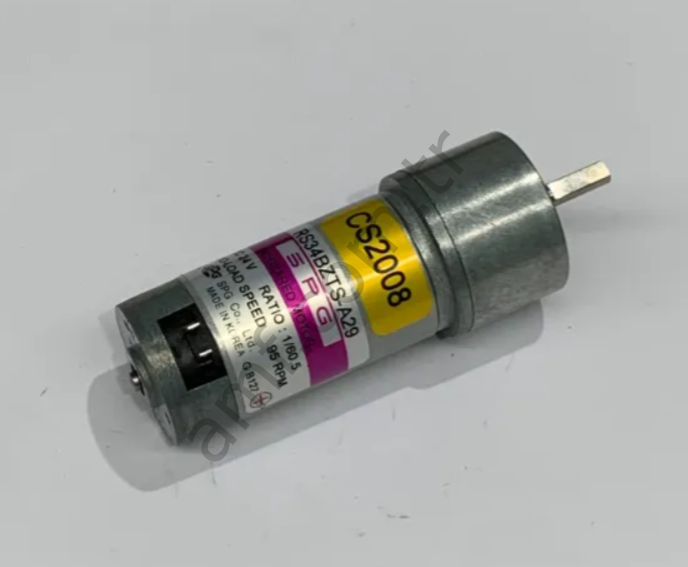 Ice, Gear&Motor Vdc With Terminals_CS2008 Crane Ice, Redüktörlü Motor, 24v 95rpm, RS34BZTS-A29