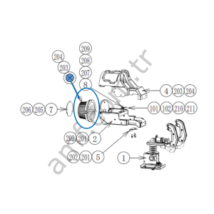 Sega Gun Muzzle Cover UL-HB_601-12955-005 Transformers, Silah Ön Koruma Parçası
