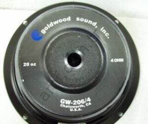 Speaker 6'' Woofer 4 Ohm_DJ2007 Ice Game, Woofer 6 Inch, 4 Ohm