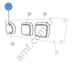 Daytona Std Yellow Start Button_509-6007-0BB-YY Daytona Championship Usa Std Başlatma Butonu
