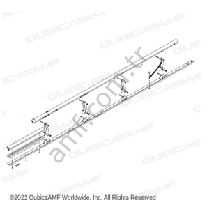8feet 3'' Bump Asm, RH, Hyper_049007009-HYP Bumper Önden Sol Bumper Başlangıç 1 Aset Set, Gri