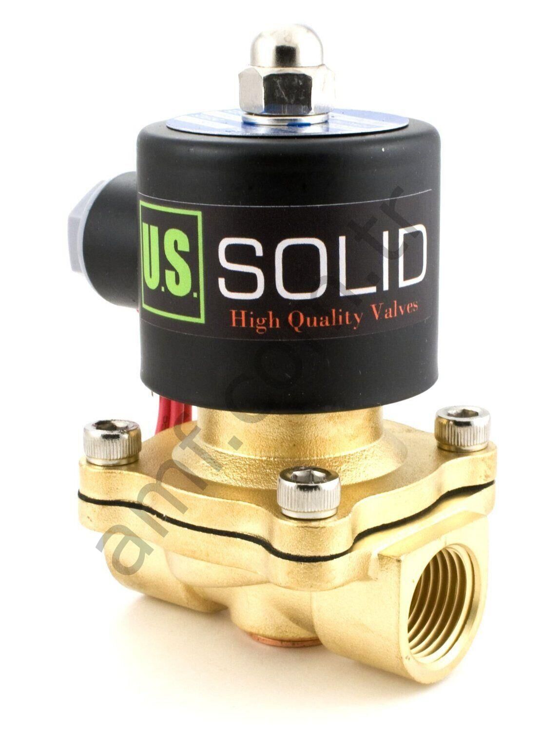 Solenoid Valve 2W-160-15-12Volt Su Vanası, Elektrikli, Normalde Kapalı, 1/2,  12Volt