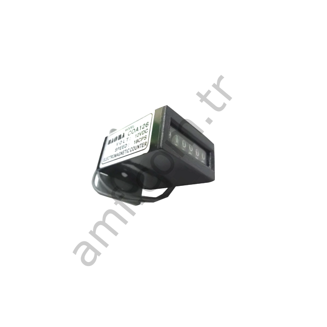 Mekanik Jeton Sayacı 6_CANIS COA126 12v, 6 Haneli, Oyun Makinası vb Elektromekanik Sayacı