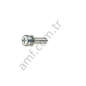 Pan Head Screw M3x8 With/Plain And Spring Washer Luigi Mansion Civata M3x8