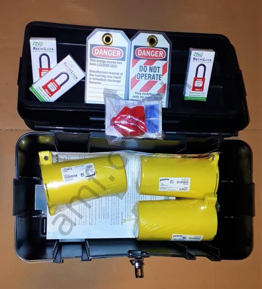 Safety Lock Out/Tag Out Kit_ 610088160 Güvenlik, Chassis Soket Kilitleme Kiti, Takım Çantası