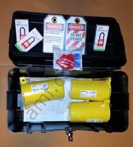 Safety Lock Out/Tag Out Kit_ 610088160 Güvenlik, Chassis Soket Kilitleme Kiti, Takım Çantası