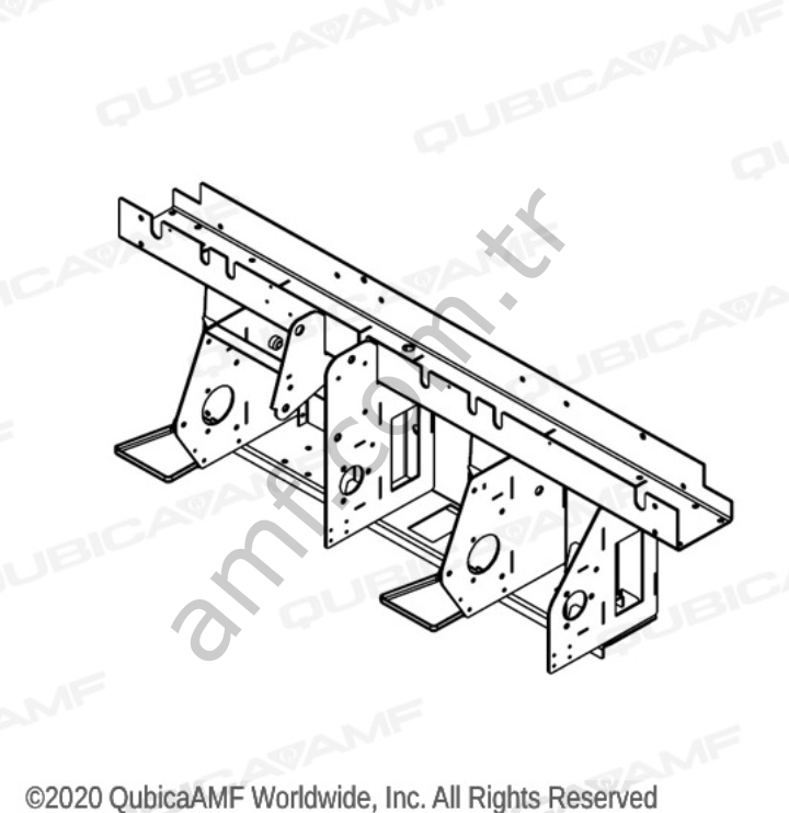 Crossbeam Weld Wide Duct_088500200 Ön Makine Ön İskeleti