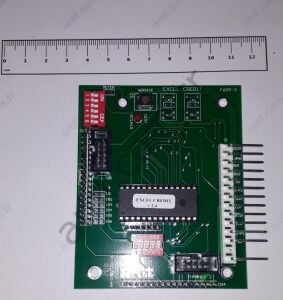 Sega Credit Board Excel Ep 1380-01N / EP605-V2.4 Sega Games, Kredi Bordu