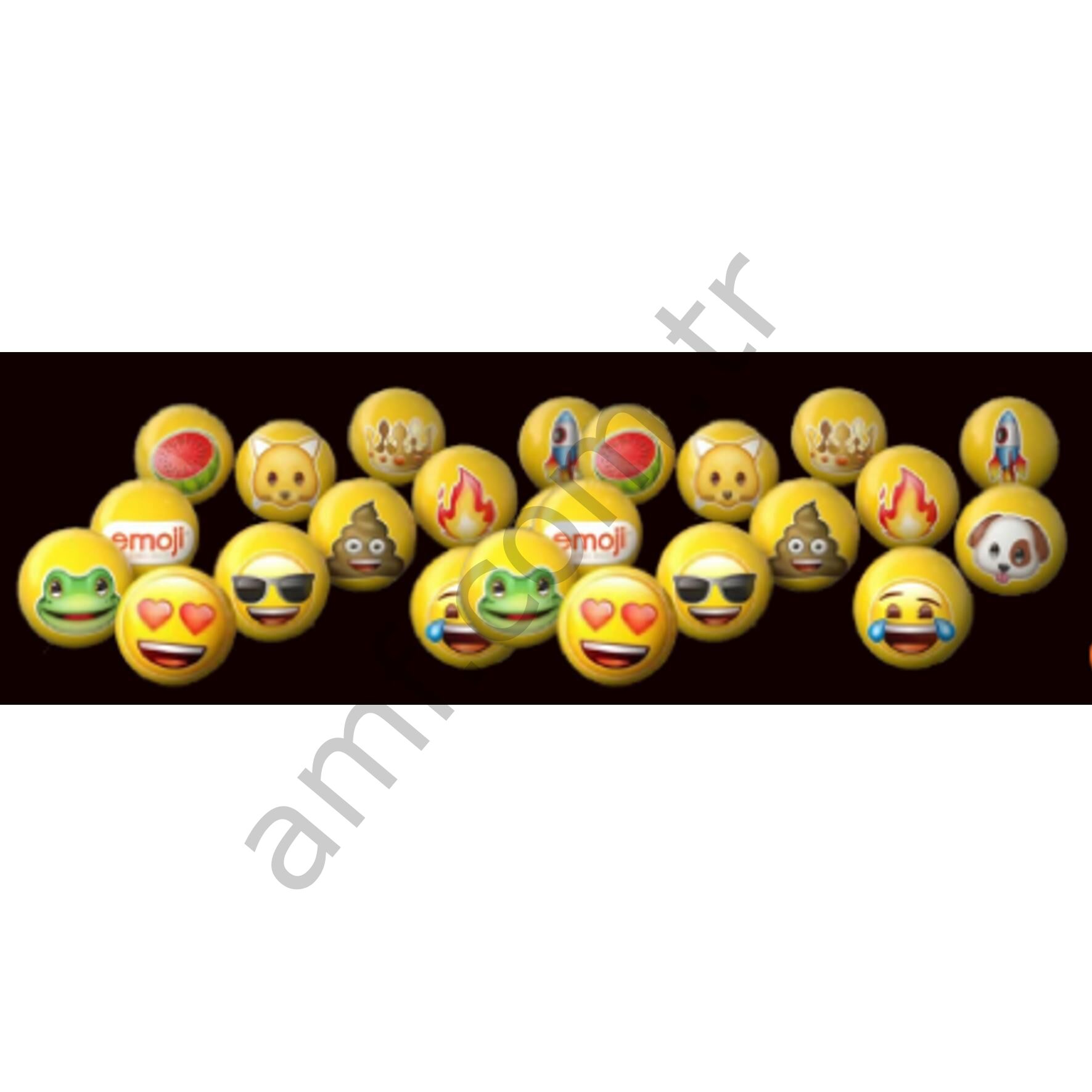 Emoji Balls_E120-1706-00/4.10.04000097 Emoji Frenzy, Emoji Topu, Çap 50mm