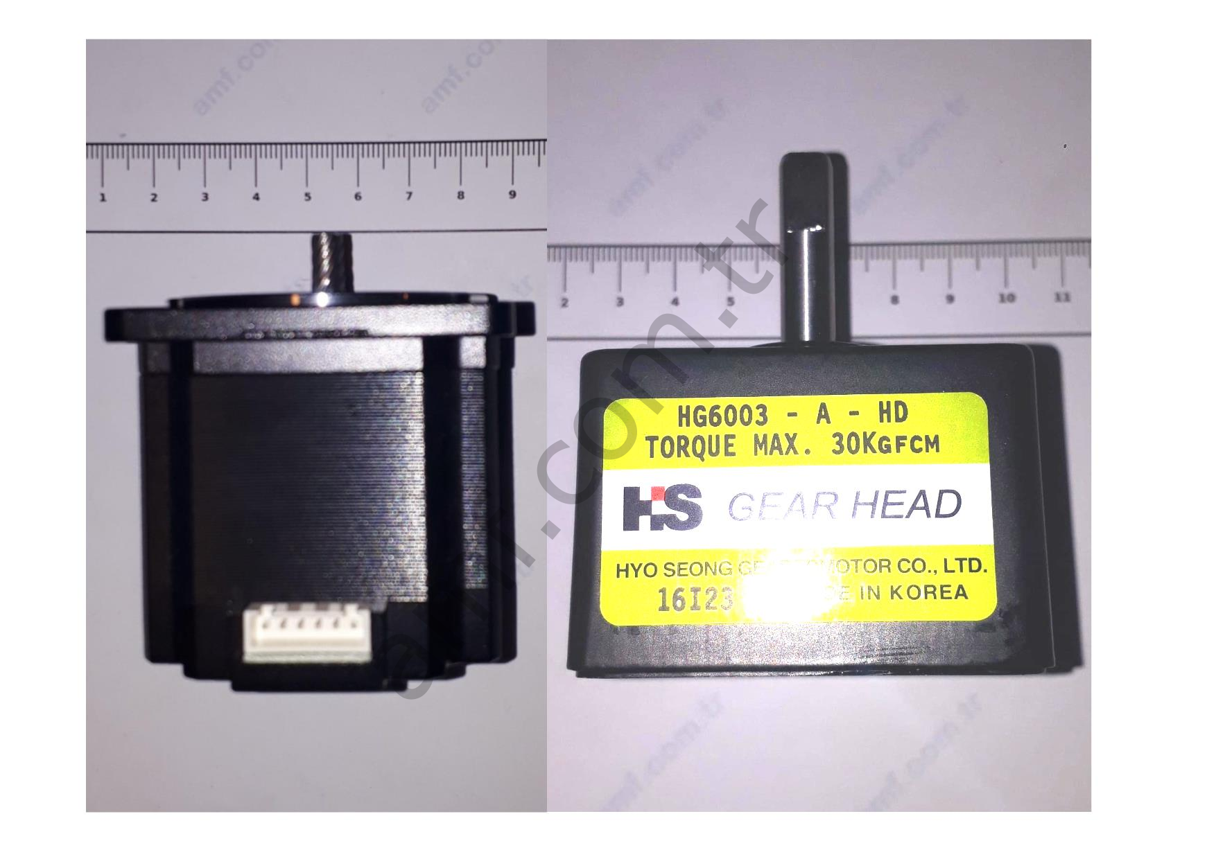 Stepping Motor_MKEMOMOTOO1/4SS6Q-OB254SG/HG600 Keymaster, Step Motor&Redüktör Seti, Sega_582-60-003-SET