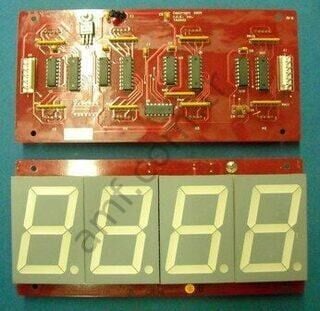 Ice Game, Pcba, 4 Digit Dipslay Board_TA2032X Ice Game, 4 Dijitli Gösterge Kartı