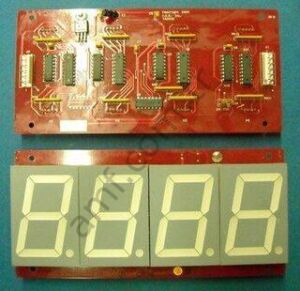 Ice Game, Pcba, 4 Digit Dipslay Board_TA2032X Ice Game, 4 Dijitli Gösterge Kartı
