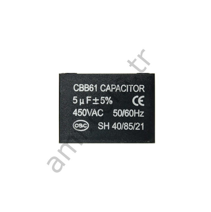 Blower Motor Capacitor_CBB61 5uf Baby Airhockey, Fan Motoru Kapasitörü